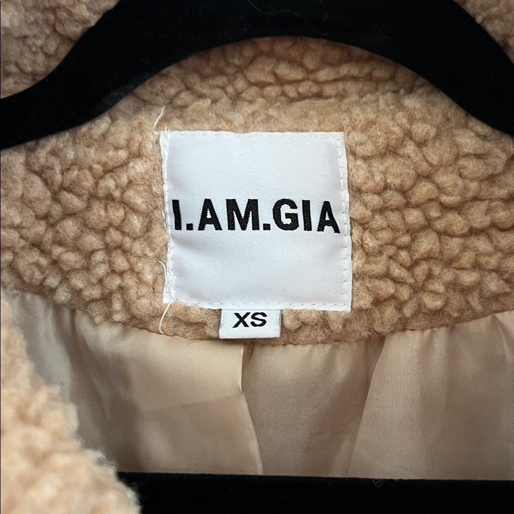 I.AM.GIA Pixie Teddy Sherpa Jacket Size XS - Picture 2 of 9